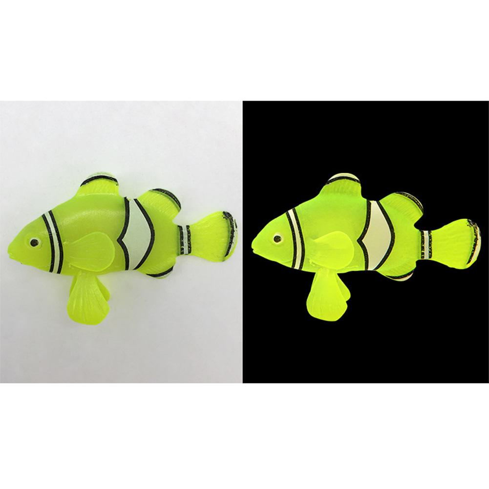 Luminous Artificial Simulation Goldfish Silicone Floating Fake Fish For Aquarium Fish Tank Decoration