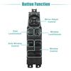 Pack (1) Power Window Switch Window Control Switch Fit For Dodge Dakota Durango