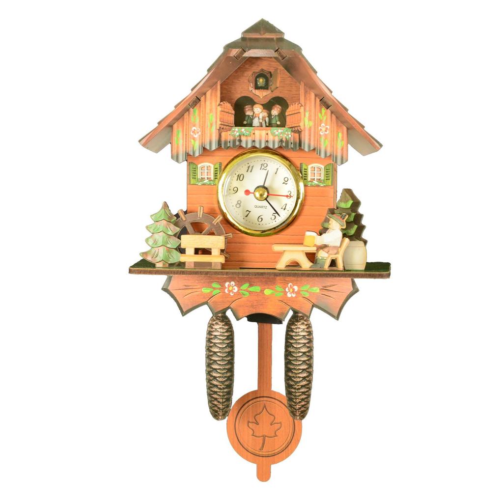 Curated Ready-stock Cuckoo Clock: Pop-up Hourly Wall Clock for Living Room