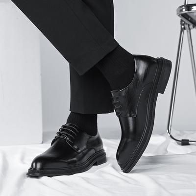 Fashion Business Formal High Quality Leather Flats Shoes Men Casual Low Top Solid Wedding Shoe Fashion Oxford Shoes Pointed Office Shoes