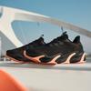 Anta Fashion Slip Resistant Abrasion Resistant Low Top Running Shoes Men's Black Orange 112245523-2