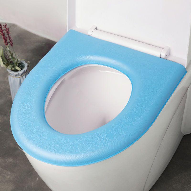 1 Pc Universal Toilet Seat Cushion Waterproof Foam Paste Toilet Seat