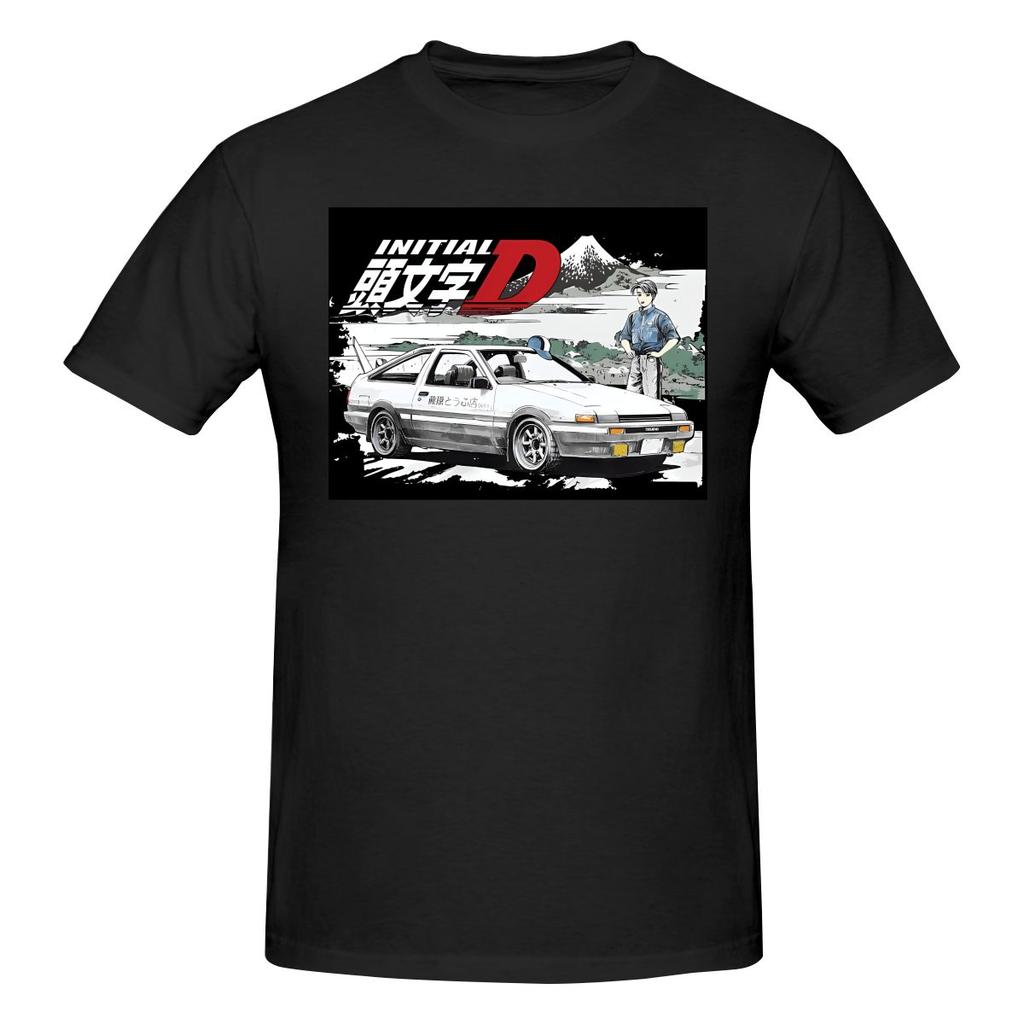 Funny Initial D Deep Forest Drifting AE86 Takumi Raceway Unisexs Printed TShirt Unisex T shirtT Shirts