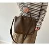 Spring/Summer Women's Genuine Tree Bark Leather Handbag - Vintage Lock Shoulder & Crossbody Bag.