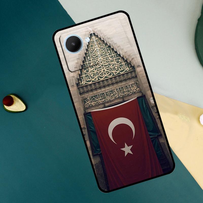 

Turkey Turkish Flag For Realme GT7 Pro GT6 C67 C65 C63 C61 C55 C53 C51 C35 C71 C75 11 12 13 14 15 Pro Plus Case Realme GT7