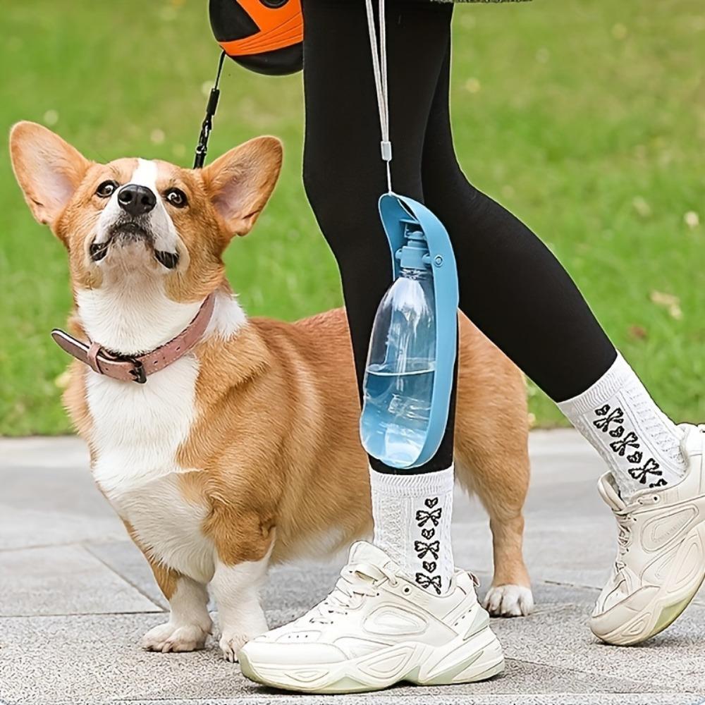 Portable Pet Water Bottle Foldable Dog Water Dispenser Feeder Bowls Leak Proof Dog Travel Water Bottle For Dogs Walking Hiking