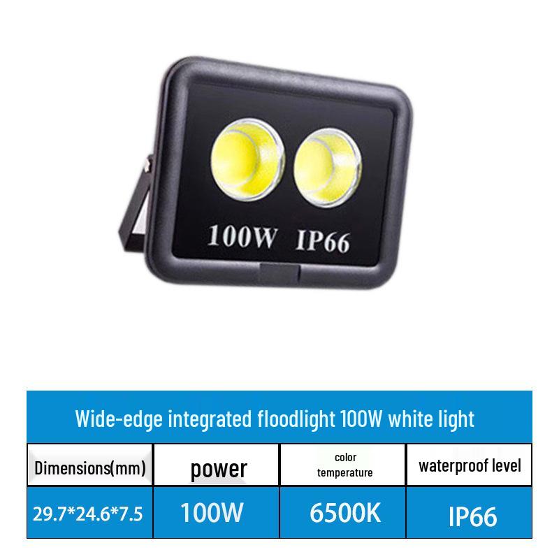 High-Power Outdoor COB LED Floodlight for Sports Courts and Billboards