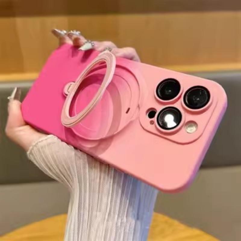 Bright Shield Gradient Magnetic Suction Suitable for IPhone 16 Bracket Mobile Phone Case Apple 15 Gradient 14 Full Pack Lens Film Anti Fall