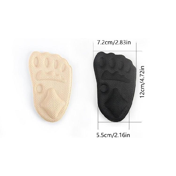 4Pairs Anti Blisters Insoles Anti Chafing Foam Forefoot Protectors Adhesive Shoe Cushion For Women High Heel Dress Shoe