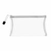 Transparent Pen Bag Square Shape Stationery Pouch Portable Storage Pouch  Beauty Tool Storage