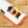 Electric Knife Sharpener with Whetstone and Quick Charging - Compact Kitchen Tool