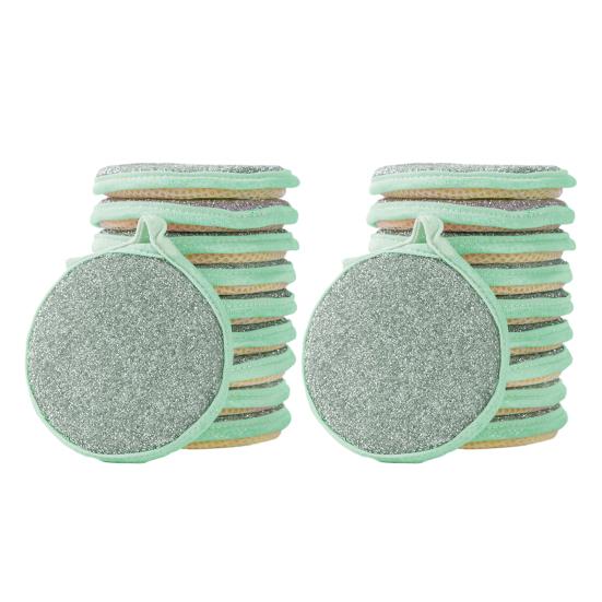 5/10/20 ks Houbička na mytí nádobí Dobrá absorpční schopnost Neškrábe Oboustranný design Čistič zbytků jídla