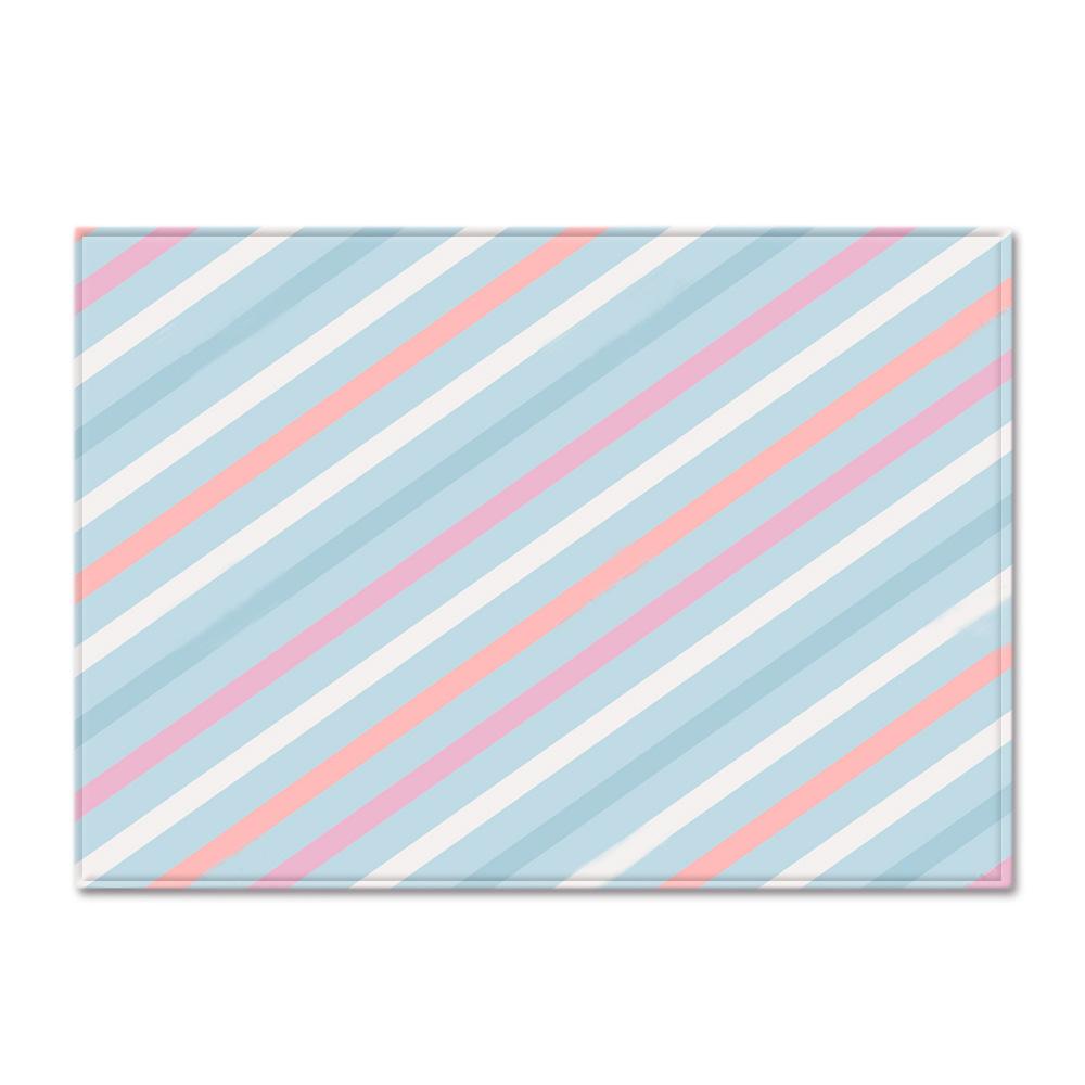 Textured Large Carpet Feather Wind Bedroom Floor Mat