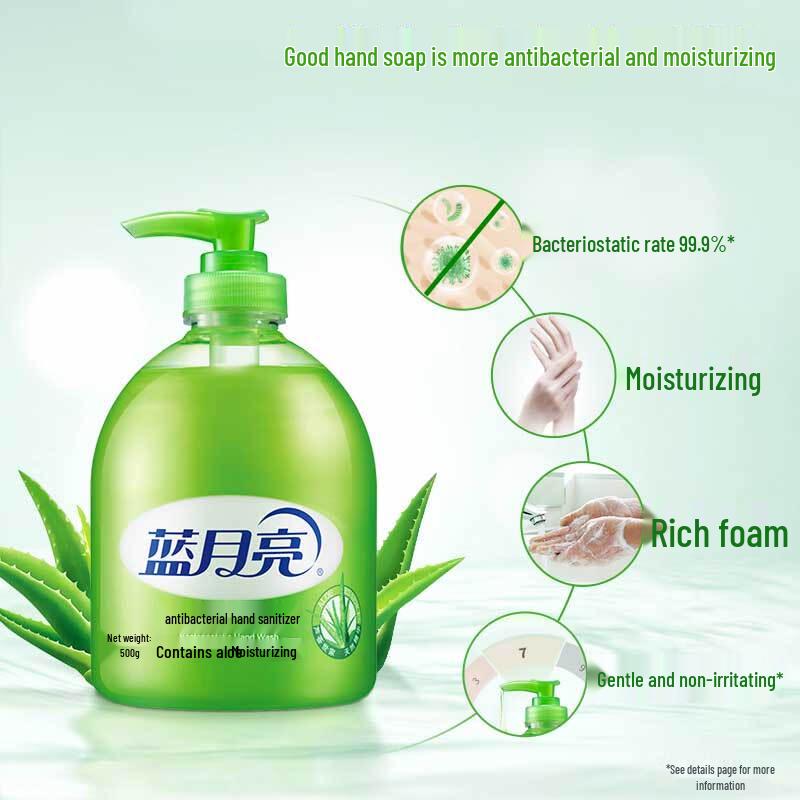 Blue Moon Aloe Vera Hand Wash Value Pack (3 Pump + 3 Refill, 500g each)