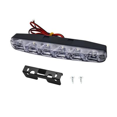 6LED Hochleistungs-LED-Tagfahrlicht Fahrlampe Universal Fit LED Auto Nebelscheinwerfer Einfache Installation Langlebig