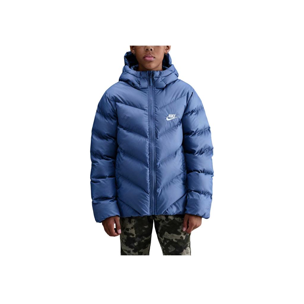 Nike Sportswear All Day Play Therma-FIT Loose Long Sleeve Solid Color Hoodie Kids Jackets HQ4976-499
