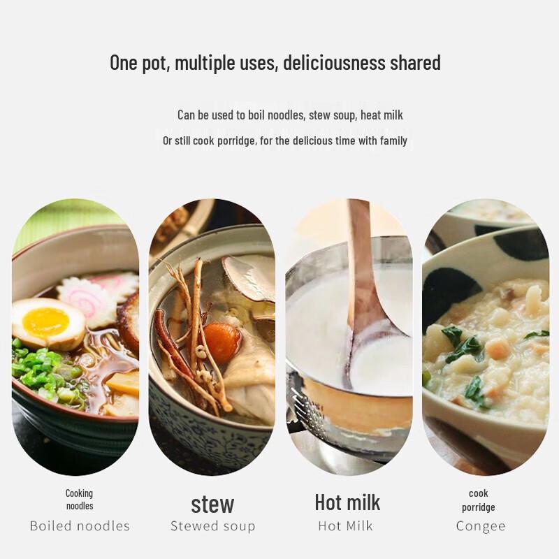 Shenmo 20cm 304 Stainless Steel Yukihira Pot