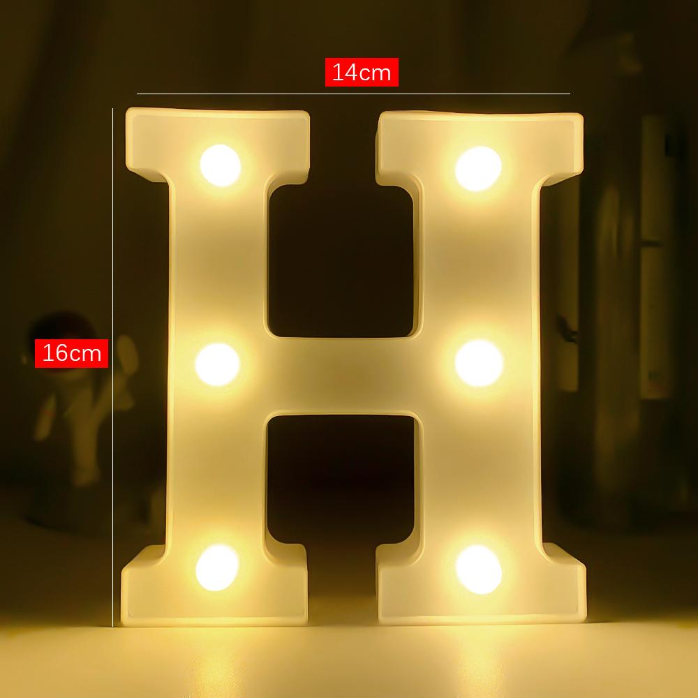 Creative Luminous Digital Number Letter Light AAA Battery Powered Lamp Night Light for Christmas Wedding Birthday Party Decor