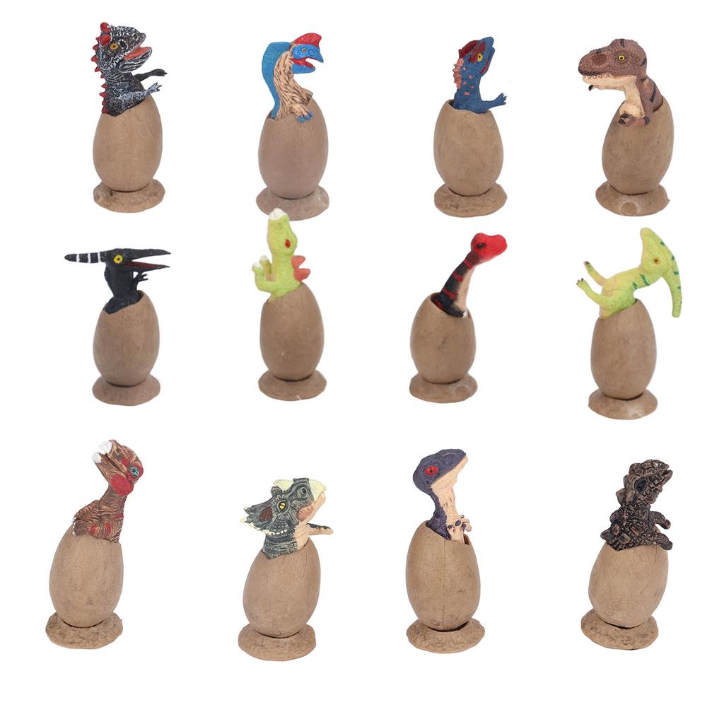 Dinosaur Egg Toys 12 Kinds Lifelike Simulation Design Educational Hatching Dinosaur Toy Model for