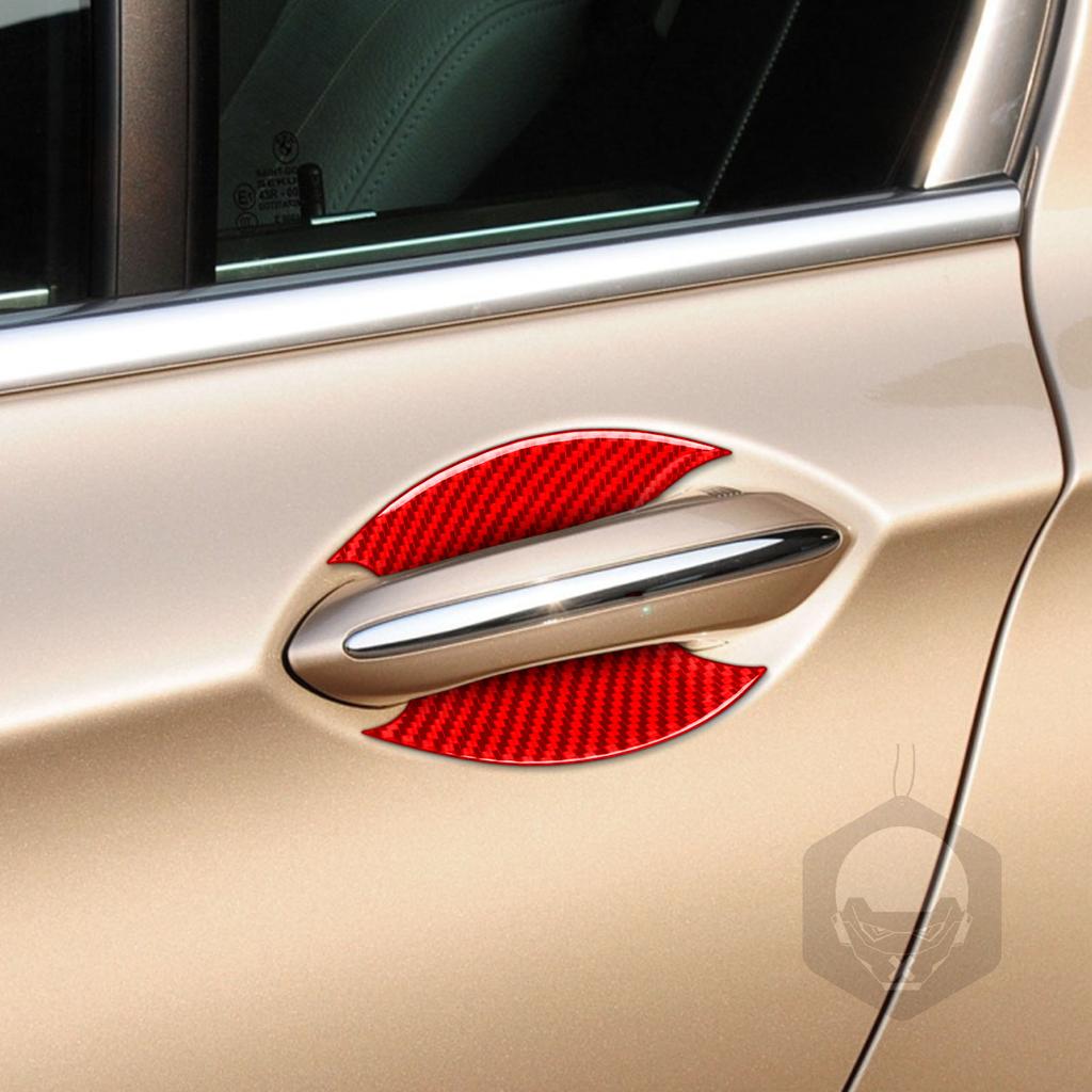 For BMW 7 Series F01 2009-2014 Accessories Car Carbon Fiber Exterior Outer Door Bowl Trim Sticker