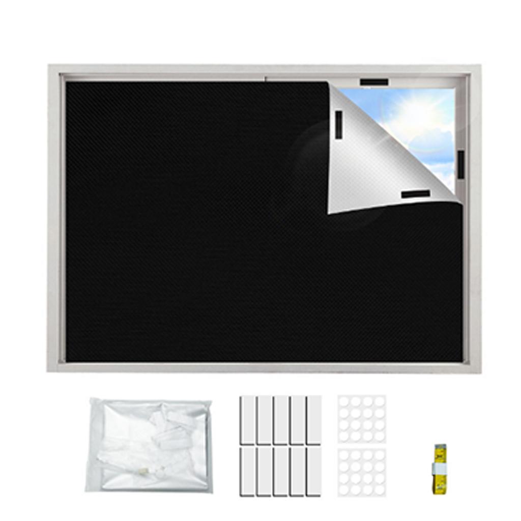 2025 New Portable Blackout Curtains Travel Window Cover DIY Cuttable Light Blocking Bedroom Privacy Protection Curtain Magnetic