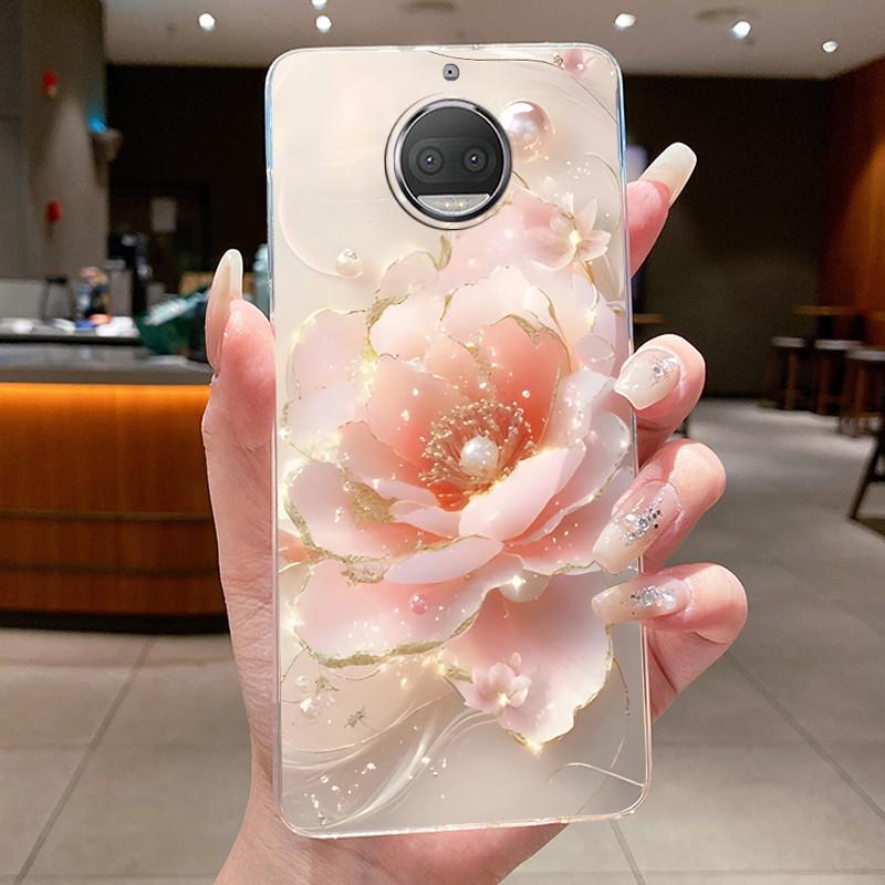 For Motorola Moto G5s Case Luxury Butterfly Fashion Flowers Clear Soft TPU Silicone Back Cover For Moto G5s G 5s MotoG5s Casing
