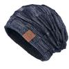 Autumn and Winter Velvet Mixed Color Versatile Wool Knitted Hat Warm Fashion Pullover Hat European and American Winter Hats