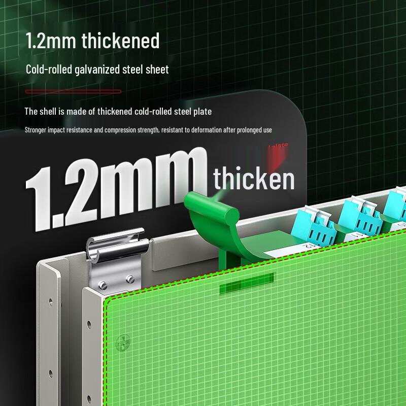 AMLCOM 19-inch Rack Mount 48-Core LC OM3 ODF Fiber Optic Distribution Frame