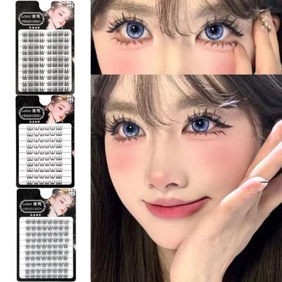 11-13mm Girl Group False Eyelashes 10 Rows Eyelash Extensions  Women's Fashion