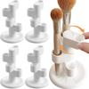 2Pcs 4 Holes Rotating Toothbrush Holder Funny Toothbrush Storage Rack  Bathroom Storage
