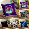 Pillow Case Cotton Linen Fabric Square Zipper Pillowcase Home Decorative Living Room Playa Saturno R-Rauw Alejandro Singer 4