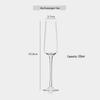 LISM Handmade Crystal Champagne Flute
