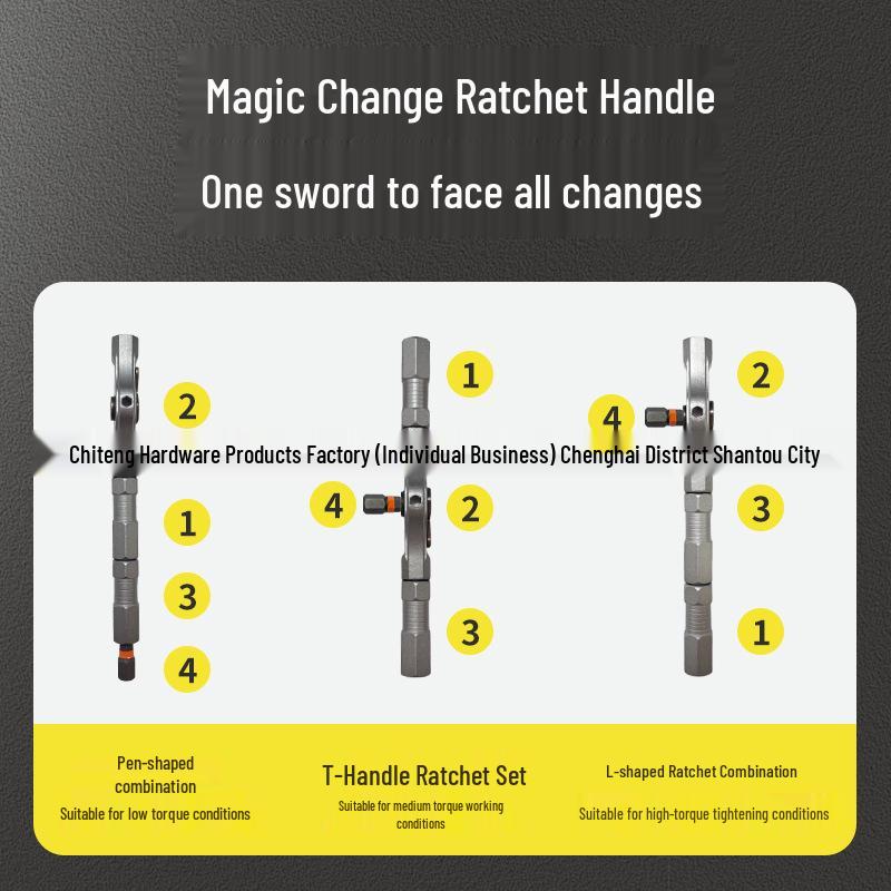 24-in-1 Industrial Alloy Steel Ratchet Screwdriver Set with Magnetic Tips
