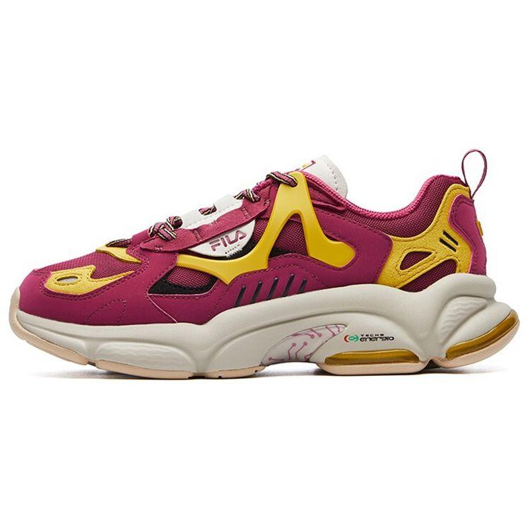 FILA RJV Fabric Low-Top Sports Casual Shoes Women Sneakers Burgundy F12W111138FBJ
