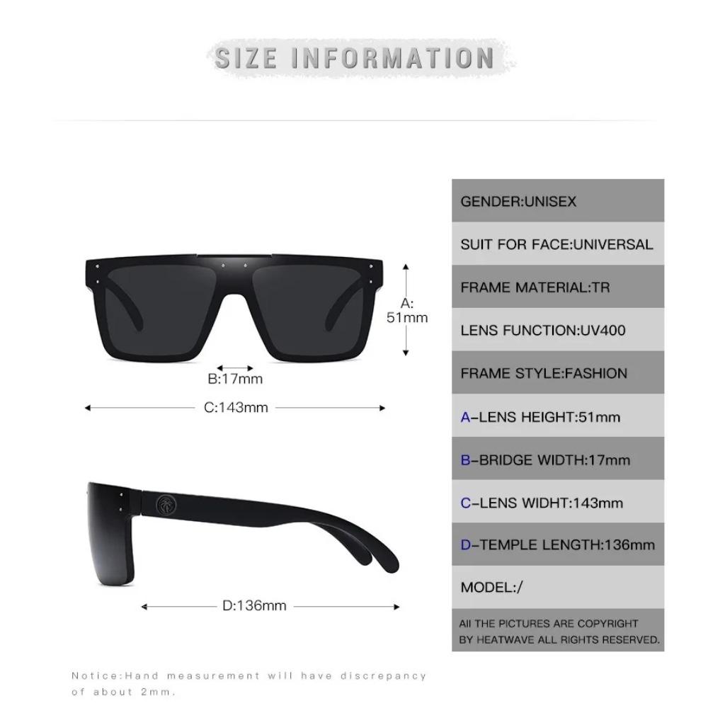Amazons meistverkaufte Radsportbrille hochwertige echte Folie Outdoor-Sport polarisierte Hitzewellen-Sonnenbrille HW03 Brillen