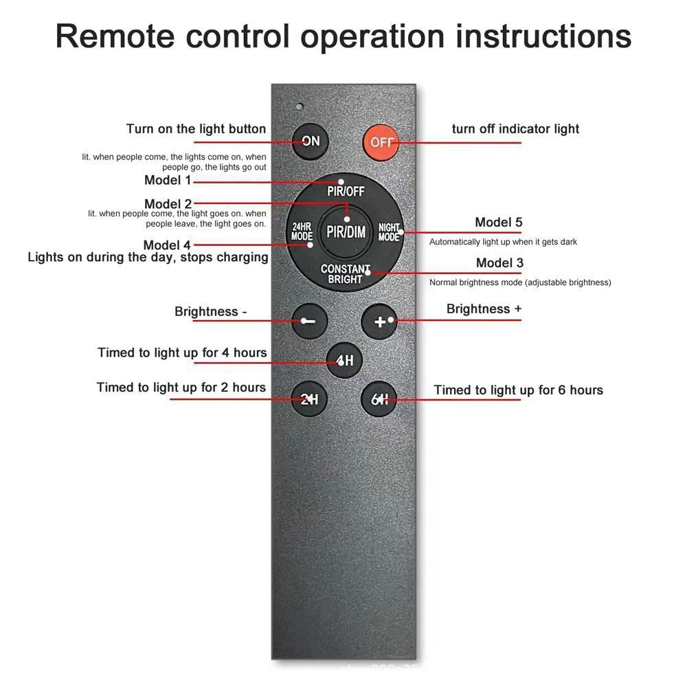 Solar Pendant Light Water Resistant LED Shed Light 5 Light Modes Motion Sensor Timer Pendant Lamp with Remote Controller for Indoor Outdoor Garden Pat