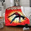 1pz Coperta Morbida e Calda tipo Flanella di Spider-Man, Accogliente per Divano, Letto, Ufficio e Viaggio, Versatile per Tutte le Stagioni, Regalo di Natale
