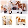 Stuffed Animal Realistic Horse Stuffed Toy Simulation Horse Plush Doll  Birthday Gift