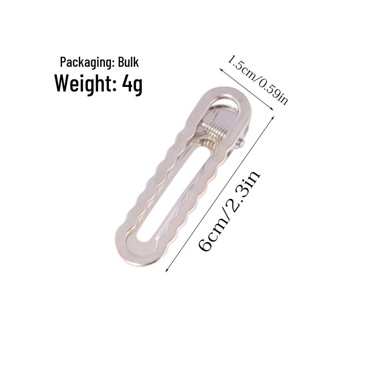 

High-End Metal Hair Clip for Women - Duckbill Design for Broken Hair, Bangs, and Side Styling