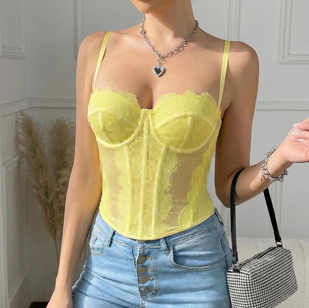 Koronkowa Kamizelka Gorsetowa Spicy Girl