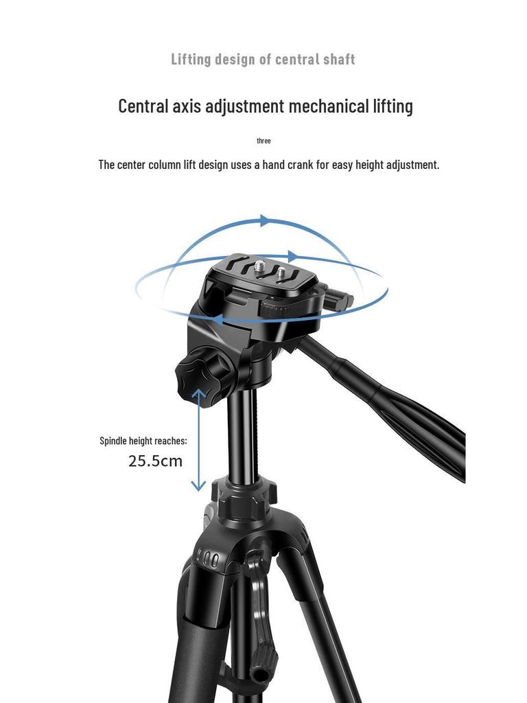 Floor-Standing Tripod for Mobile Phones and Cameras – Ideal for Live Broadcasts and Photography