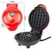 220V 350W Mini electric Waffles Maker Bubble Egg Cake Oven Breakfast Love Heart Shaped Waffle Maker EU Plug 220VAA