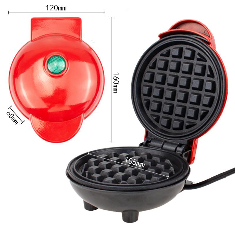 220V 350W Mini electric Waffles Maker Bubble Egg Cake Oven Breakfast Love Heart Shaped Waffle Maker EU Plug 220VAA