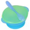 Baby Suction Bowl with Lid and Spoon Set Food Grade PP Machine Washable Baby Feeding Bowls