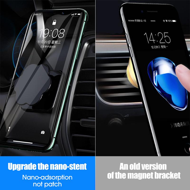 New Foldable Phone Holder Car Interior Strong Magnetic Adsorption Dashboard Fixed Mount Stand Navigation Bracket Auto Supplies