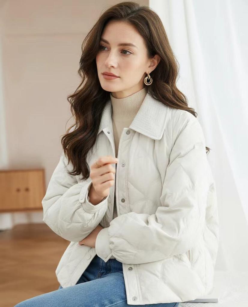 Xiaoxiangfeng short cotton clothes women's new winter small loose casual light cotton jacket