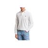Polo Ralph Lauren Solid Color Small Pony Embroidered Slim Fit Long Sleeve Polo Shirt Men Tops White 710549045-003