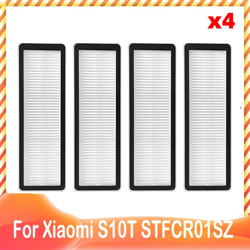 Mopptuch Lappen Seitenbürste HEPA Filter Ersatz Für Xiaomi Roboterstaubsauger S10T STFCR01SZ Verwicklungsschutz Kehren und Wischen