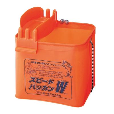 Daiichi Seiko Speed Bucket W Seau de pêche 11053 Rouge