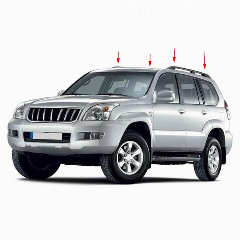 ZUK 4PCS Roof Rack Cover Luggage Baggage Bar Rail End Protection Lid For TOYOTA LAND CRUISER PRADO 120 150 LC120 LC150 2003-2018